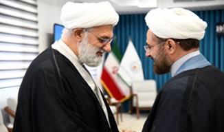  گزارش تصویری | دیدار رئیس مرکز تحقیقات کامپیوتری علوم اسلامی «نور» با مدیر حوزه علمیه خراسان